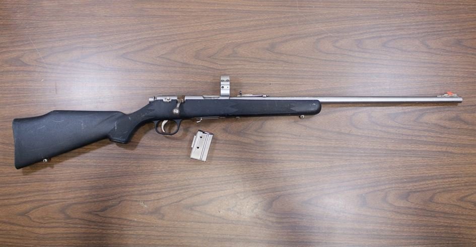 Marlin 882 SS 22 WMR Police Trade-In Rifle with Stainless Steel Barrel